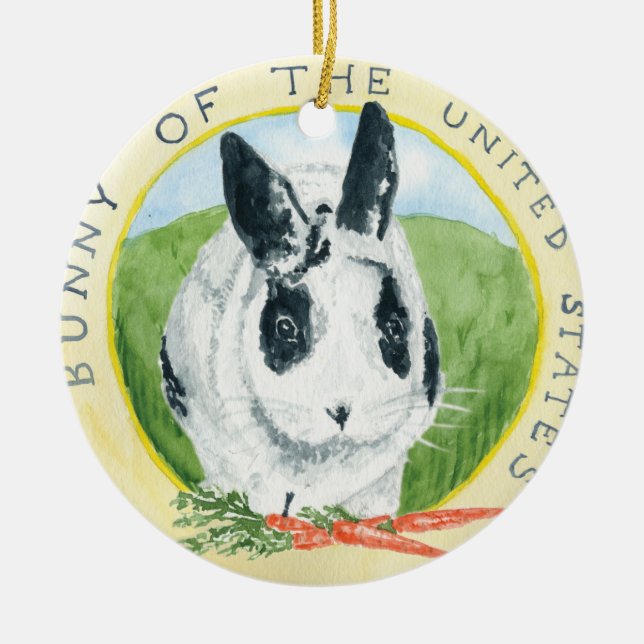 Ornement de Noël de Marlon Bundo Botus (Devant)