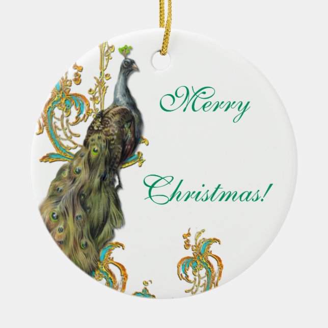 Ornement de Noël de Pacock (Devant)