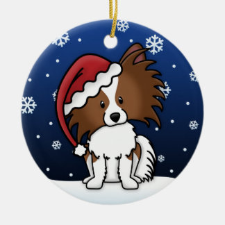 Ornement de Noël de Papillon de bande dessinée de