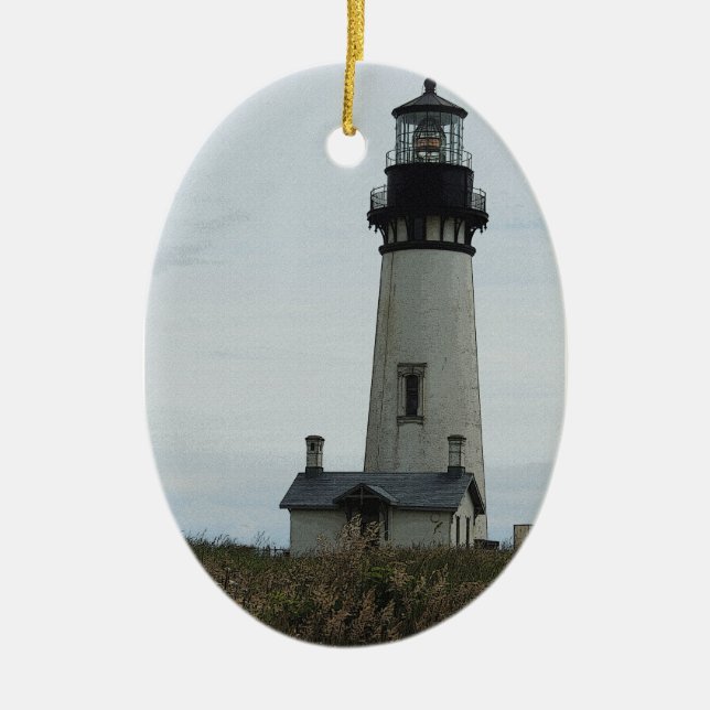 Ornement de Noël de phare (Devant)