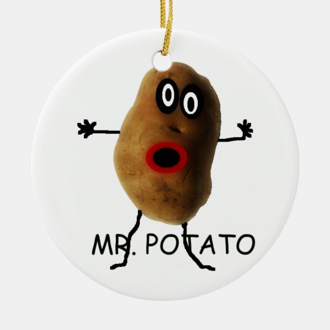 Ornement de Noël de pomme de terre (Devant)