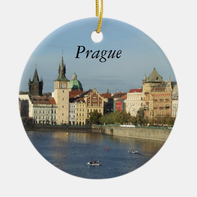 Ornement de Noël de Prague Praha (Devant)