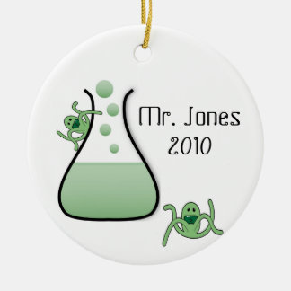Ornement de Noël de professeur de Sciences