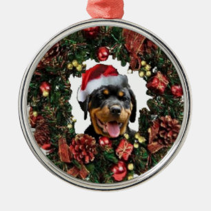Ornement de Noël de rottweiler