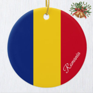 Ornement de Noël de Roumanie, Drapeau de la Rouman