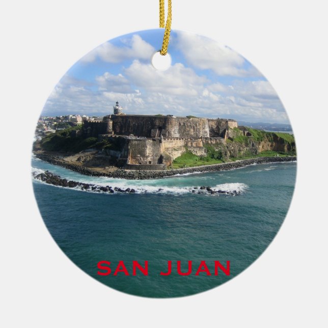 Ornement de Noël de San Juan Porto Rico (Devant)