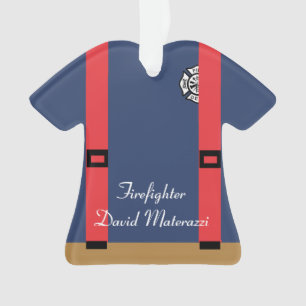 Ornement de Noël de sapeur-pompier