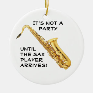 Ornement de Noël de SAXOPHONE