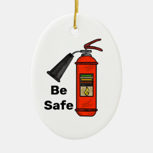 Ornement de Noël de sécurité incendie