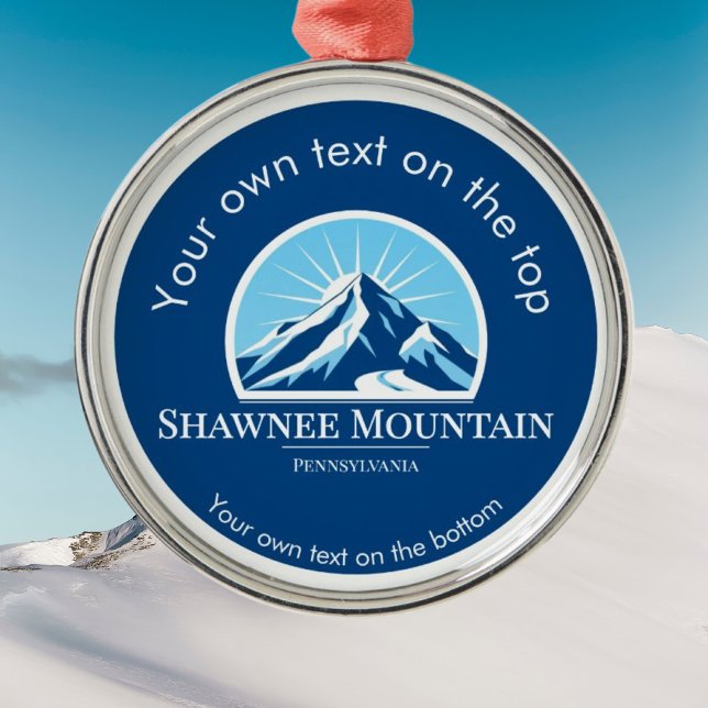 Ornement de Noël de Shawnee Mountain Pennsylvanie (Créateur téléchargé)