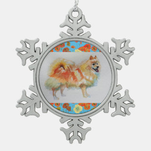 Ornement de Noël de Spitz Pomeranian