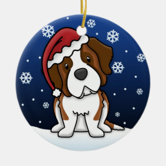 Ornement de Noël de St Bernard de bande dessinée
