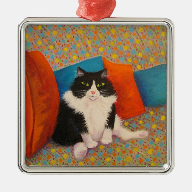 ORNEMENT DE NOËL DE TÉLÉPHAGE DE CONFETTIS (Devant)