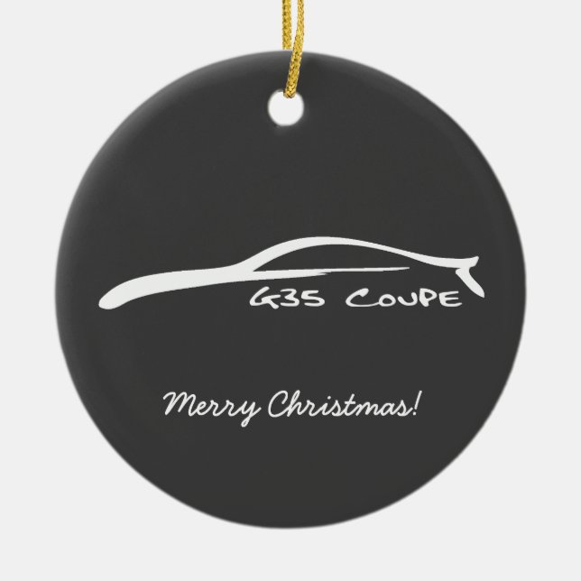 Ornement de Noël de traçage du coupé G35 (Devant)