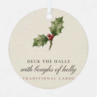 Ornement de Noël Deck the Halls