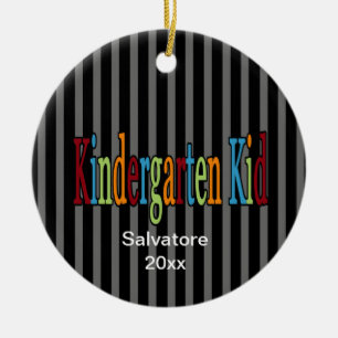 Ornement de Noël d'enfant de jardin d'enfants