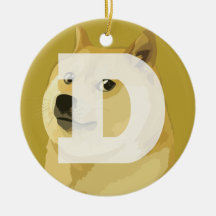 Ornement de Noël Dogecoin