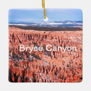 Ornement de Noël du canyon de Bryce