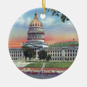 Ornement de Noël du Capitole de l'État de Virginie