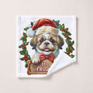 Ornement de Noël du chien mignon - Joyeux Noël