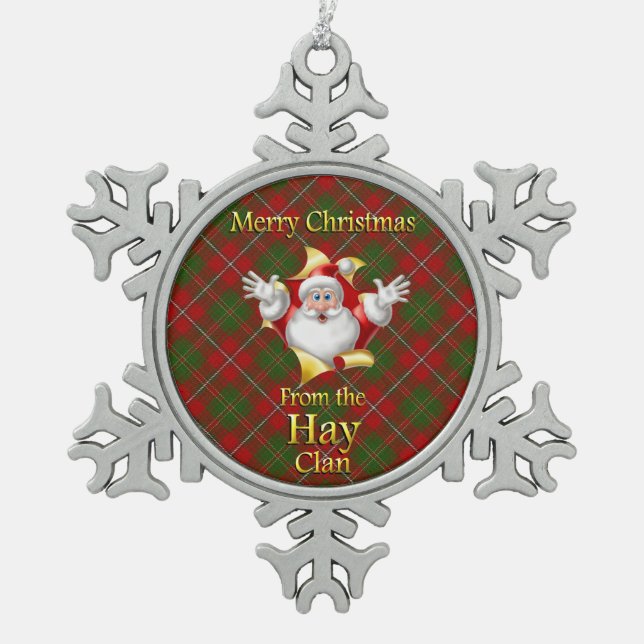Ornement de Noël du Clan Hay écossais (Devant)