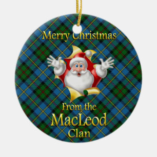 Ornement de Noël du Clan MacLeod en Écosse