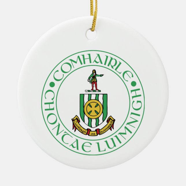 Ornement de Noël du comté de Limerick en Irlande (Devant)