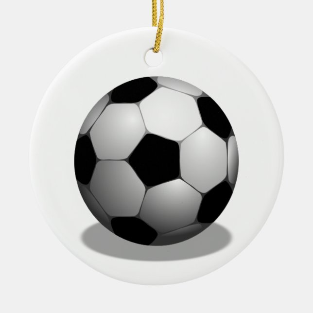 Ornement de Noël du football (Devant)