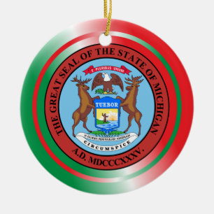 Ornement de Noël du Michigan