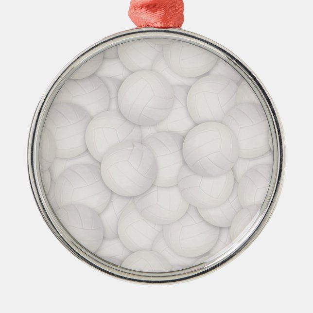 Ornement de Noël du Motif de volley-ball (Devant)