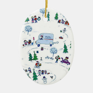ornement de Noël du pays des merveilles d'hiver