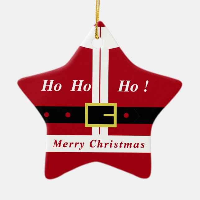 Ornement de Noël du Père Noël (Devant)