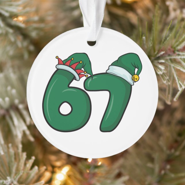 Ornement de Noël du Père Noël 67 Elfes  (Arbre)