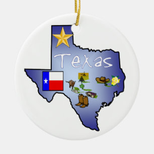 Ornement de Noël du Texas
