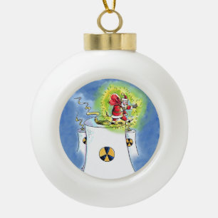 Ornement de Noël en céramique Noir de Noël