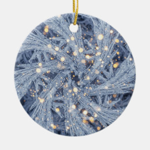 Ornement de Noël en cristal congelé