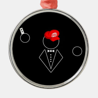 Ornement de Noël en métal de GSO