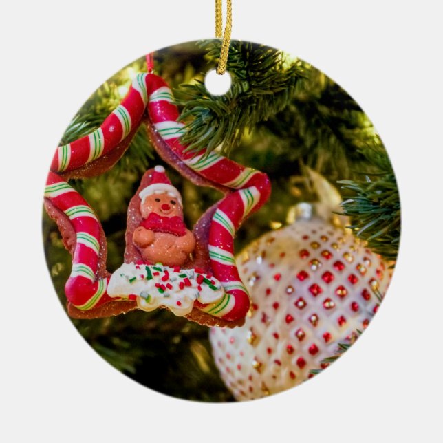 Ornement de Noël en pain d'épices (Devant)