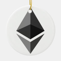 Ornement de Noël Ethereum