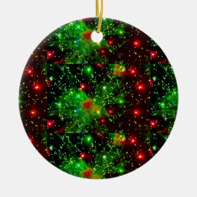 Ornement de Noël Feu d'Artifice (Devant)