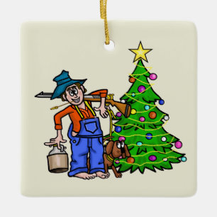 Ornement de Noël Hillbilly ou Redneck