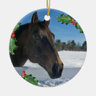 Ornement de Noël Horse