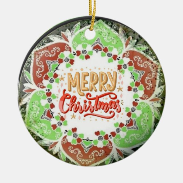 Ornement de Noël joyeux  (Devant)