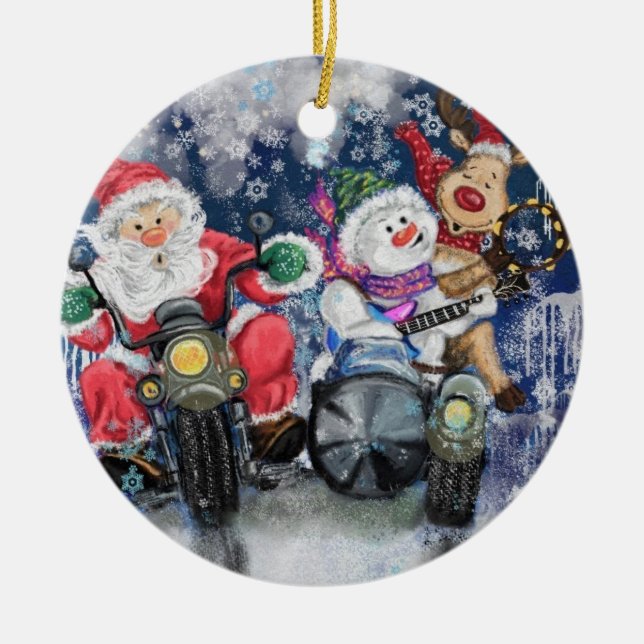 Ornement de Noël Joyeux Noël Amis - Amusant (Devant)