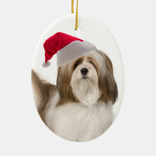 Ornement de Noël Lhasa Apso