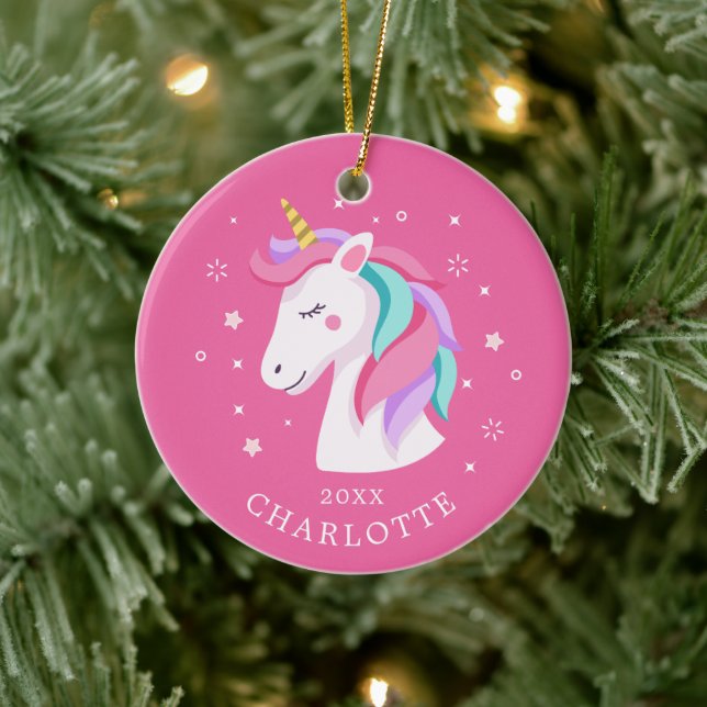 Ornement de Noël Licorne Suave (Arbre)