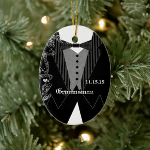 Ornement de Noël Mariage du Groomsman