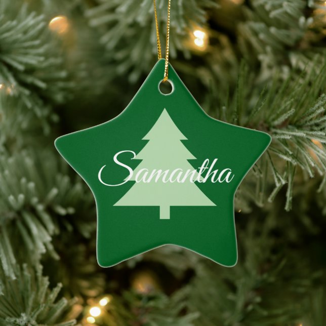 Ornement de Noël minimaliste  (Arbre)