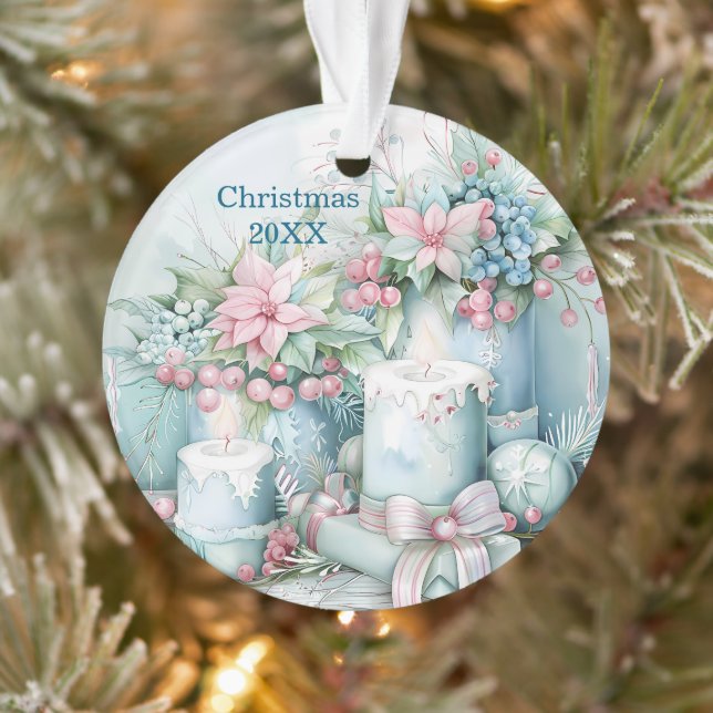 Ornement de Noël Pastel vintage (Arbre)