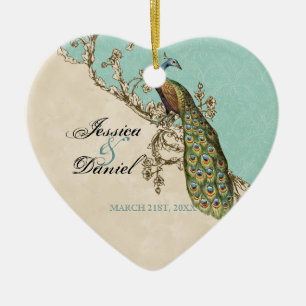 Ornement de Noël Peacock & Etchat vintage